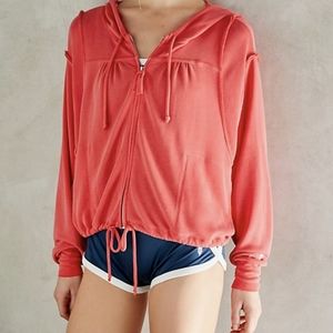 Free People Mesa Zip Up BLACK